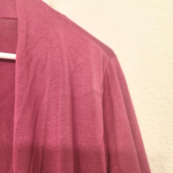 Coldwater Creek Pink Open Cardigan Sweater Womens XL 18 - Picture 7 of 7